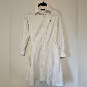 Polo Ralph Lauren Long Sleeve cotton Oxford Shirtdress